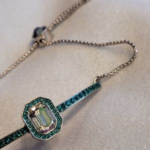 Swarovski Gently Bangle, Green